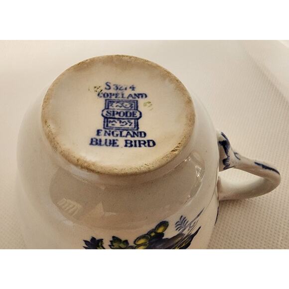 TEA CUP & SAUCER-S3274 COPELAND ENGLAND-"BlueBird" - Picture 7 of 7